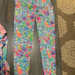 Luxletic Weekender High Rise Legging Amalfi Blue Alligator Isle